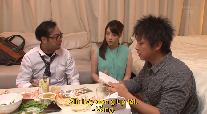 (Loạn luân vietsub) Cho em trai địt cô vợ ngon cực